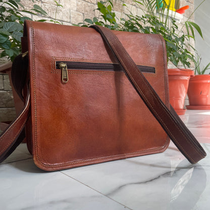 Leather Messenger Bag for Laptop Bag Briefcase, Leather Bag