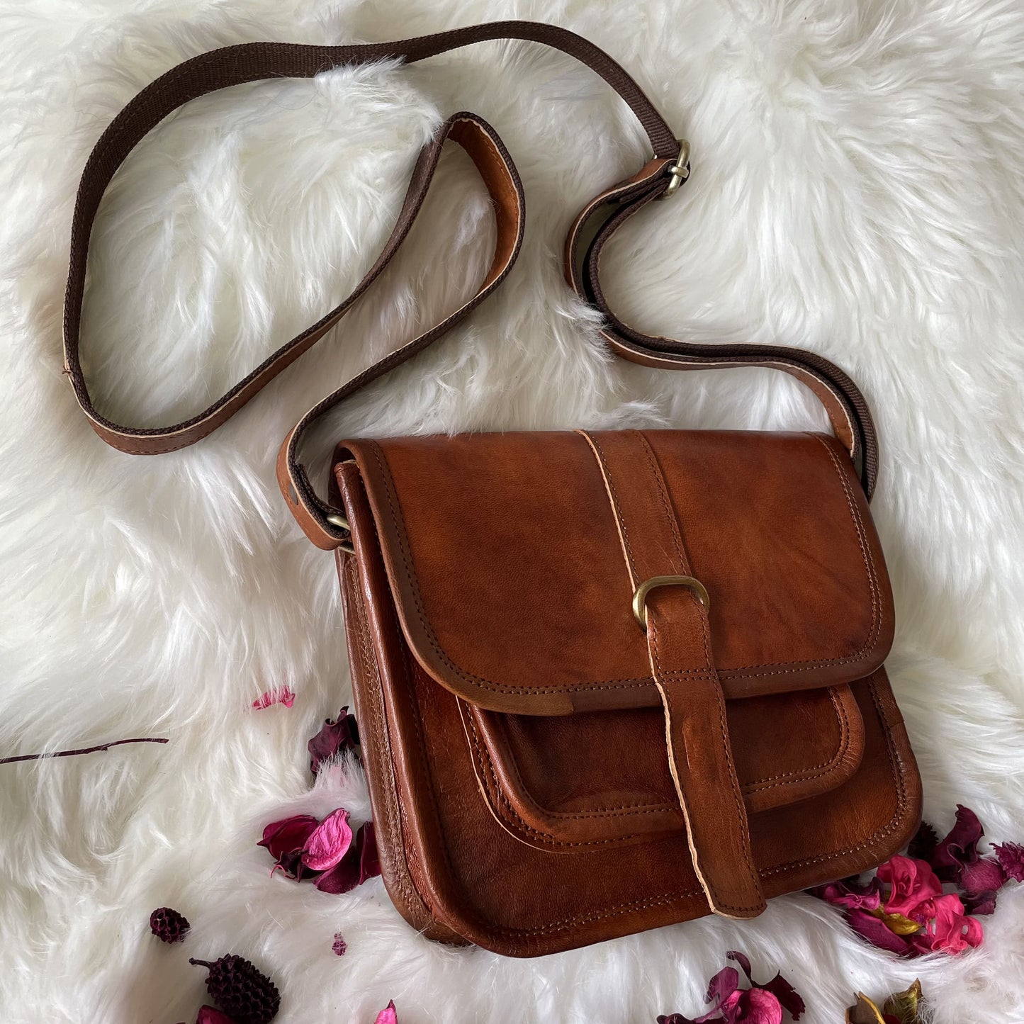 Leather Crossbody bag For Women