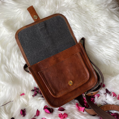 Leather Crossbody bag For Women