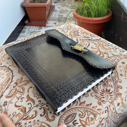 Handmade Journal With Lock And Key, Personalized Diary With Lock And Key- 400 Unlined- Lined Pages