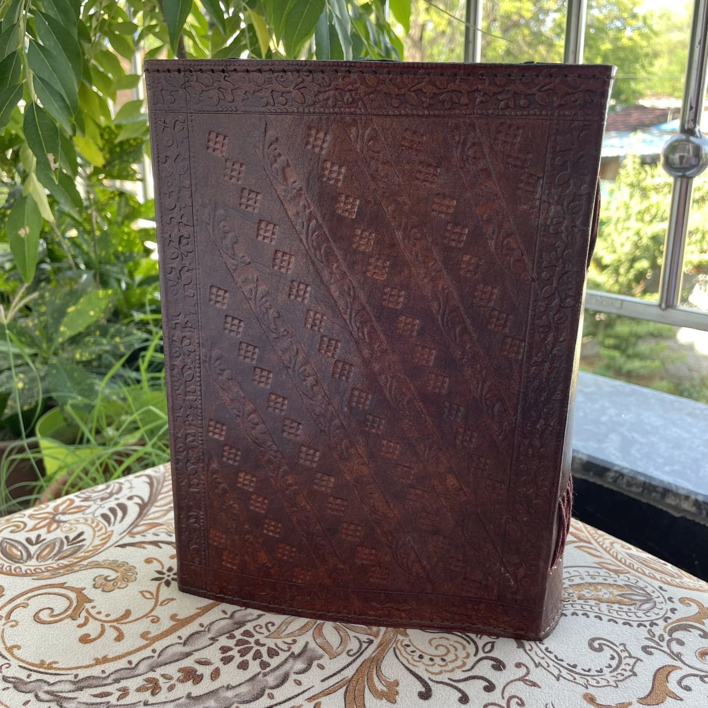 Tree Of Life Handmade Leather Journal, Leather Notebook - 400 Unlined- Lined Pages