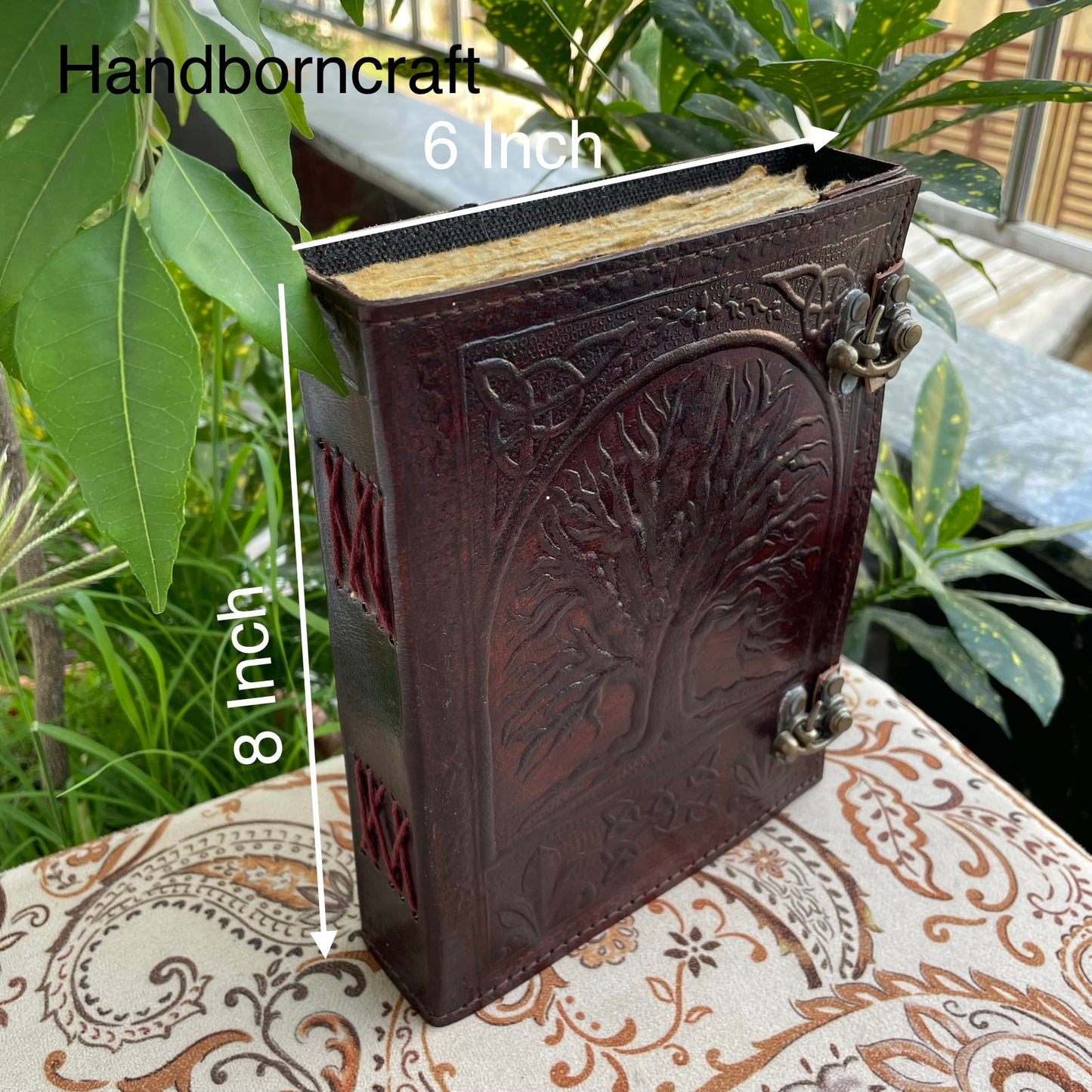 Tree Of Life Handmade Leather Journal, Leather Notebook Vintage Pages Book