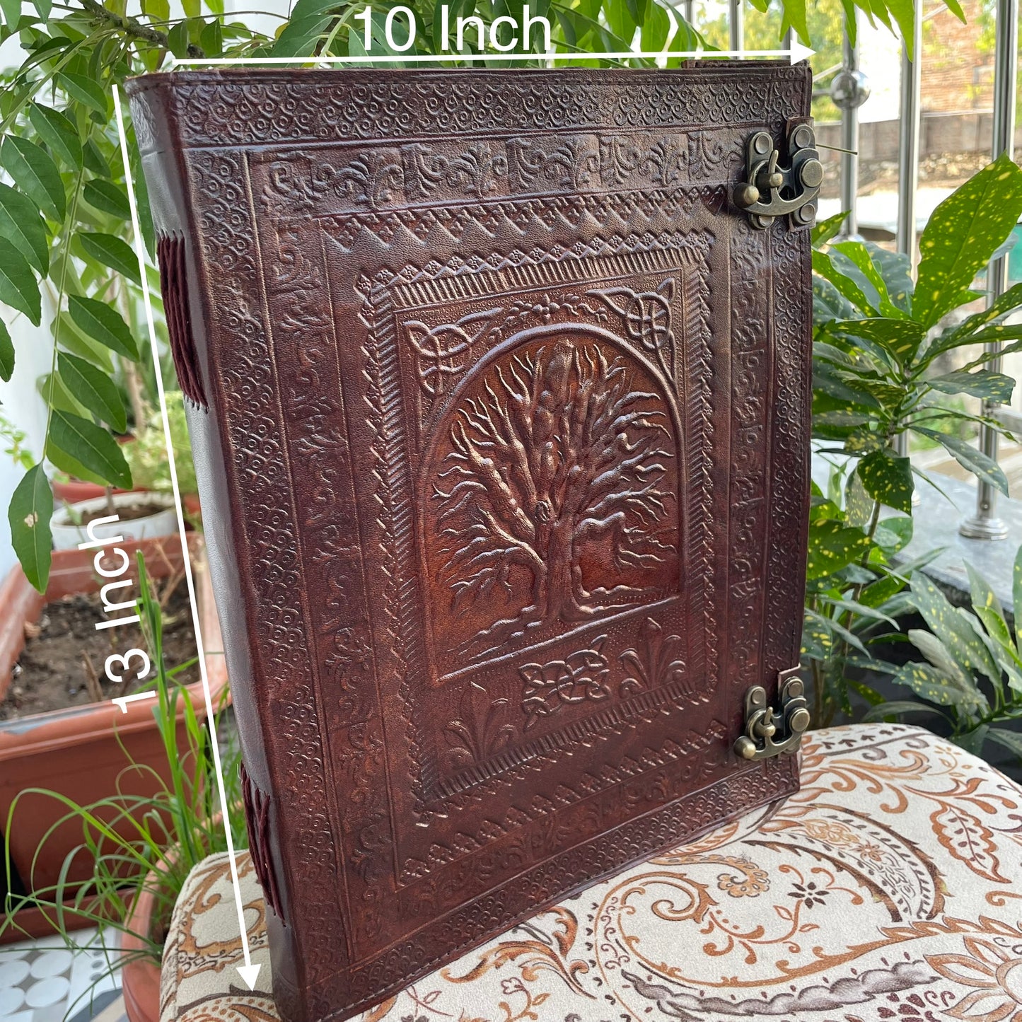 Tree Of Life Handmade Leather Journal, Leather Notebook Vintage Pages Book