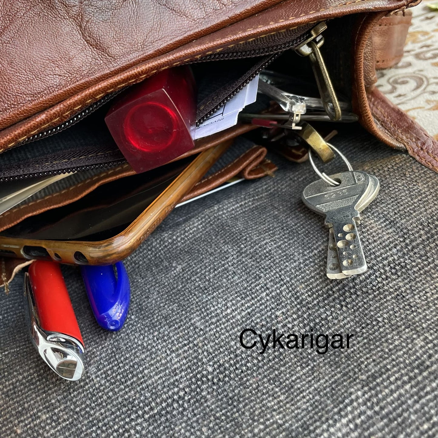 Handmade Leather Crossbody Bag For Women