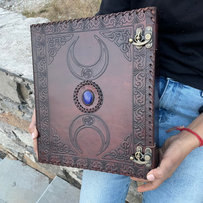 Leather Ring Binder, Leather Portfolio for Men