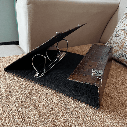 Leather Ring Binder, Leather Portfolio for Men