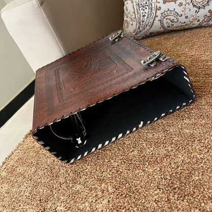 Leather Ring Binder, Leather Portfolio for Men