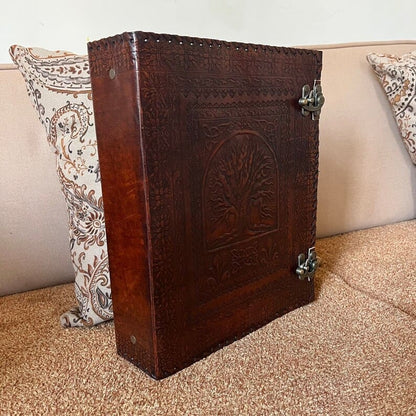 Leather Ring Binder, Leather Portfolio for Men